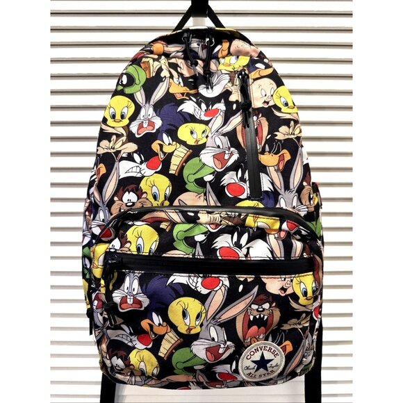 Converse Looney Tunes All Star Go Backpack Marvin The Martian Bugs Bunny Tweety - Picture 1 of 12